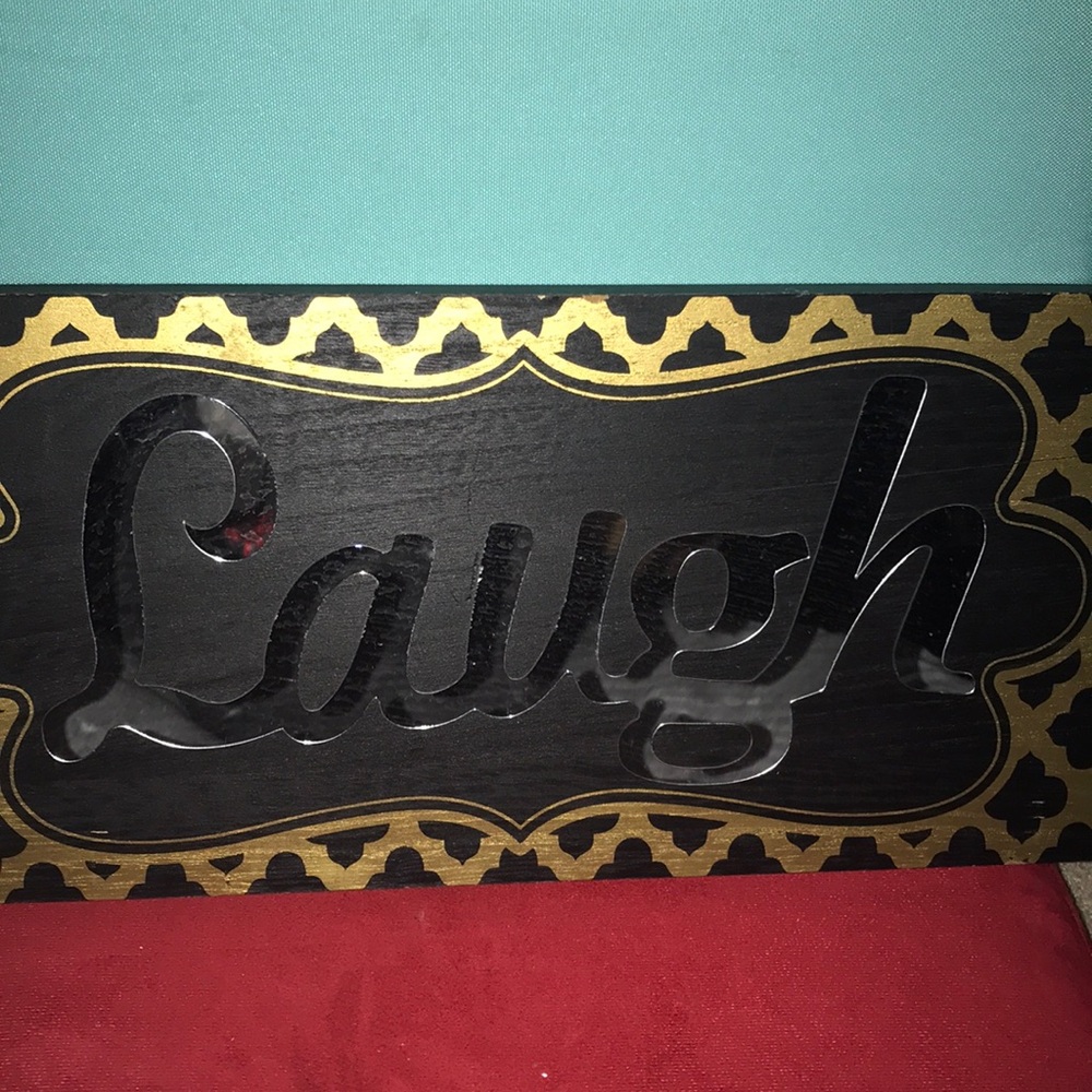 Wood Laugh Sign! - Picture 2 of 5